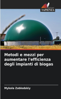 Metodi e mezzi per aumentare l'efficienza degli impianti di biogas