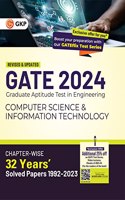 GATE 2024 : Computer Science and Information Technology - 32 year's Chapter wise Solved Papers (1992-2023) by GKP