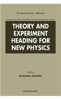 Theory and Experiment Heading for New Physics, Procs of the Int'l Sch of Subnuclear Physics: Proceedings of the International School of Subnuclear Physics