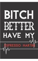 Espresso Martini NOTEBOOK