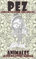 Libro de colorear para adultos - Alivio del estrés Mandala - Animales - Pez
