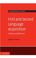 First and Second Language Acquisition