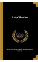 List of Members