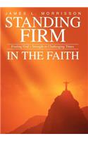 Standing Firm in the Faith