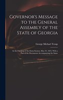 Governor's Message to the General Assembly of the State of Georgia