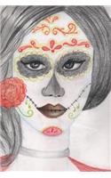 A Catrina Day of the Dead Journal: 150 Page Lined Notebook/Diary