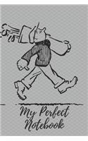 My Perfect Notebook: Notebook Sketchbook Journal with Sport Golf Boy, Perfect for Drawing Writing Painting School Home and Class