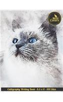 Meow Covers Calligraphy Writing Book - 8.5 X 11 - 100 Sites