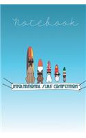International Dogs Surf Competition Notebook