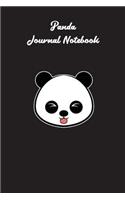 Panda Journal Notebook: Blank Lined Journal Notebook Panda Bear Lovers Adults and Kids Diary Planner Journal To Write In Wide Ruled Paper 6x9 inch 120 Pages