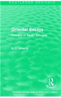 Routledge Revivals: Oriental Essays (1960)