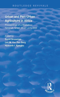 Urban and Peri-Urban Agriculture in Africa