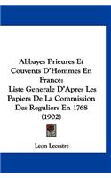 Abbayes Prieures Et Couvents D'Hommes En France
