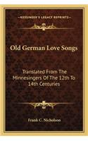 Old German Love Songs