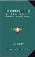 Introduction To Political Science