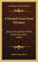 A Hundred Verses From Old Japan