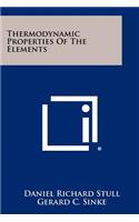 Thermodynamic Properties Of The Elements