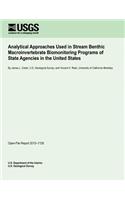Analytical Approaches Used in Stream Benthic Macroinvertebrate Biomonitoring Programs of State Agencies in the United States