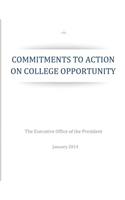 Commitments to Action on College Opportunity
