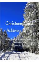 Christmas Card Address Book
