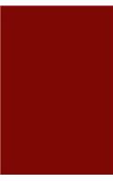 Journal Barn Red Color Simple Plain Red