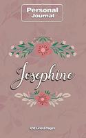 Josephine Notebook Journal Personal Diary Personalized Name 120 pages Lined (6x9 inches) (15x23cm)