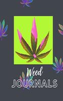 Marijuana Weed Lovers Notebook