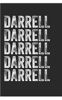Name DARRELL Journal Customized Gift For DARRELL A beautiful personalized