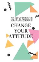 The Notebook of SUCCESS 2020 !! Change your attitude