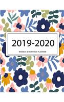 2019 - 2020 Weekly and Monthly Planner: Calendar Schedule + Organizer - Inspirational Quotes (2019-2020 Academic Planners