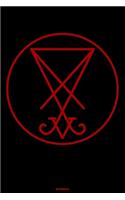 Notebook: Sigil of Baphomet Journal Satan Occult Composition Book Satanic Gift