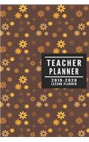 Teacher Planner: 24 hours Daily Planner for Teacher - Academic Year 365 days Lesson Plan and Record Book with Chalkboard Cover for Best Teachers - Lesson Planning fo