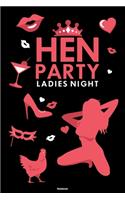 Hen Party Ladies Night Notebook