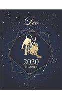 Leo 2020 Planner: Beautiful Astrological Horoscope Cover 12 Month Daily/Weekly/Monthly Planner Organizer Agenda Journal Gift for a Leo Star Sign