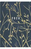 2020: Weekly Planner - 1 Week Per Page - Monday Start Calendar - 6 x 9 Dated Agenda - Appointment Organizer Book - Soft-Cover Twigs