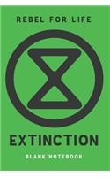 Extinction Blank Notebook: Journal Sketchbook to draw or write in