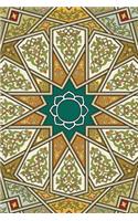 Monogram Buddhism Notebook: Blank Journal Diary Memoir Log Logue(38 Arabesque Two 150 Lined)