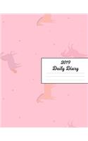 2019 Daily Diary: Pink Horse & Pony Journal Cover January 2019 - December 2019 Plan Weeks, Set Goals & Get Things Done Datebook Calendar Schedule