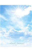 Cloud Journal: 7.44 x 9.69 inch, wide ruled compostion book, composition book for kids, 200 pages