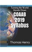 COAAB 2019 Syllabus