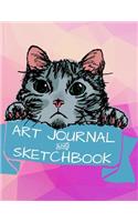 Art Journal and Sketchbook: 8.5 X 11 Inches