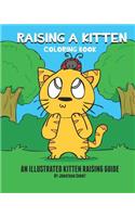 Raising a Kitten Coloring Book