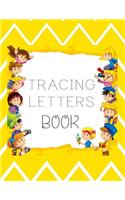 Tracing Letters Book: Letter Tracing Practice Book For Preschoolers, Kindergarten (Printing For Kids Ages 3-5)(1" Lines, Dashed)