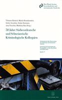 50 Jahre Sudwestdeutsche Und Schweizerische Kriminologische Kolloquien