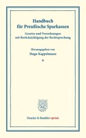 Handbuch Fur Preussische Sparkassen