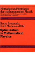 Optimization in Mathematical Physics