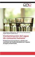 Contaminación del agua de consumo humano