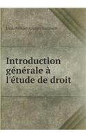 Introduction générale à l'étude de droit