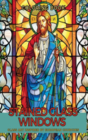 Stained Glass Windows Coloring Book