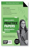 Gurukul Maths Practice Papers for CBSE Class 10 Board Exam 2024 : Fully Solved New SQP Pattern March 2023, Sample Papers, Unsolved Papers, Latest Board Syllabus